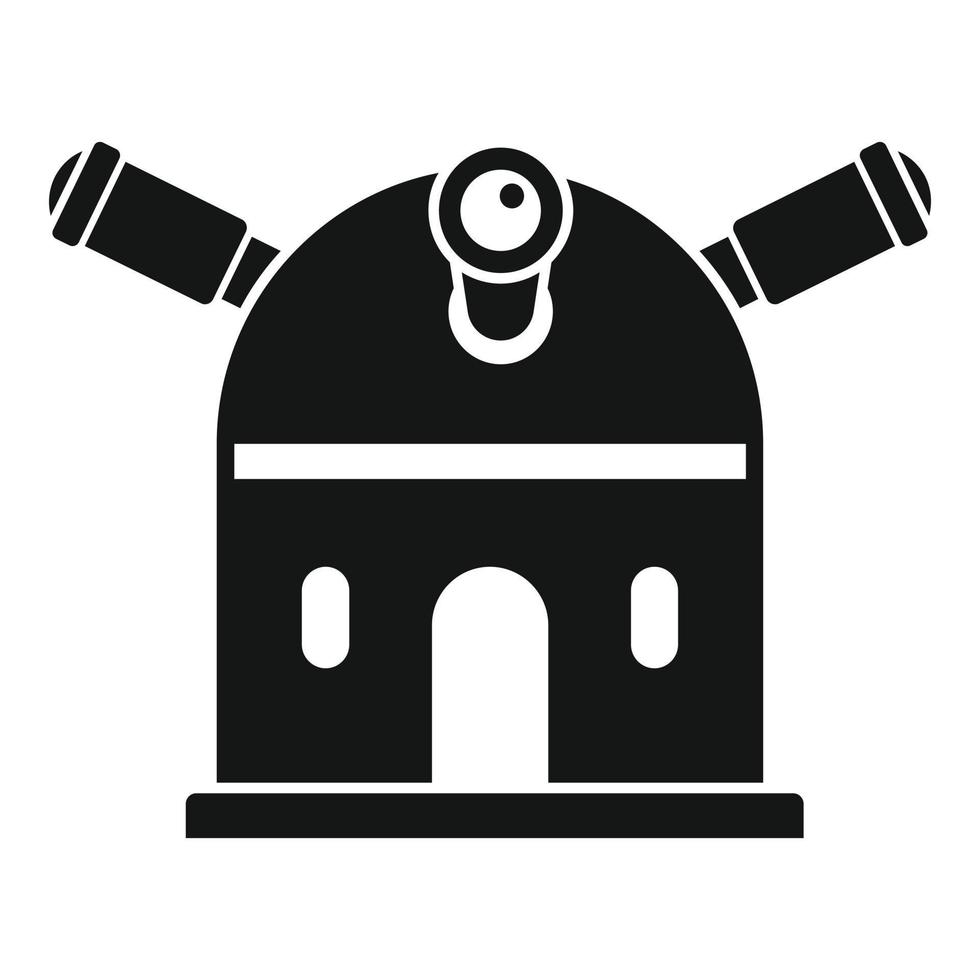 Science planetarium icon, simple style vector