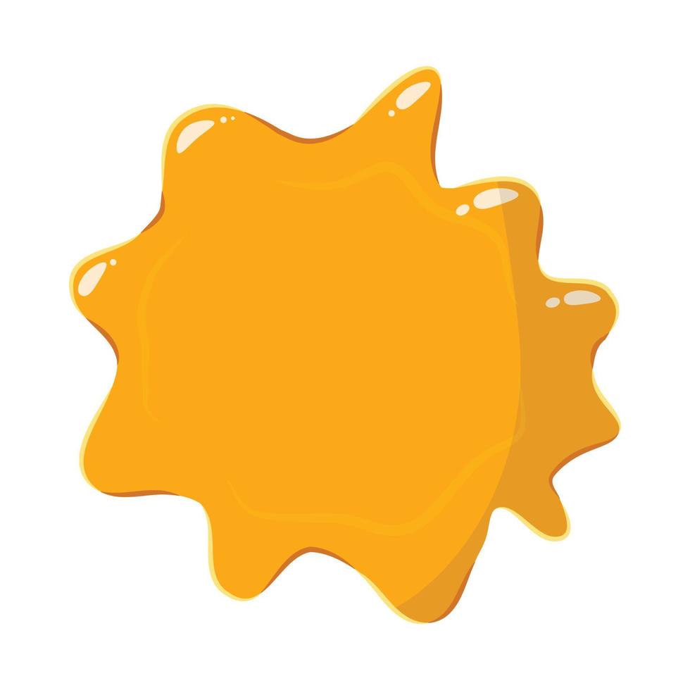 Orange honey icon vector