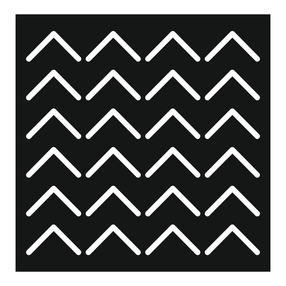 Paving industry icon, simple style vector