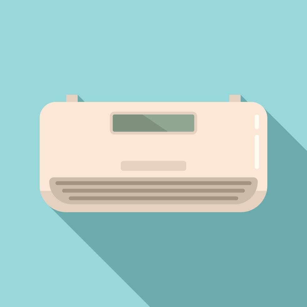 Air climate control icon, flat style vector