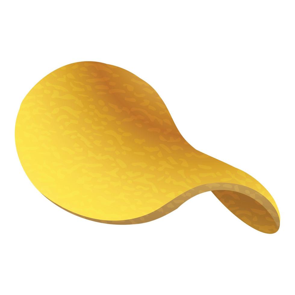 Chips icon, cartoon style vector