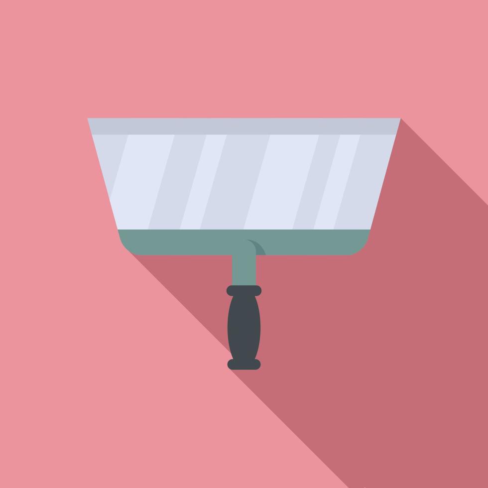 Putty knife scraper icon, flat style vector