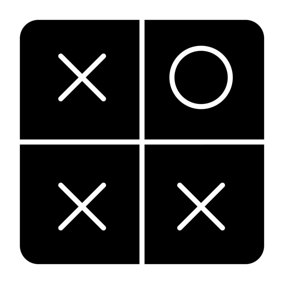 Premium download icon of noughts and crosses vector