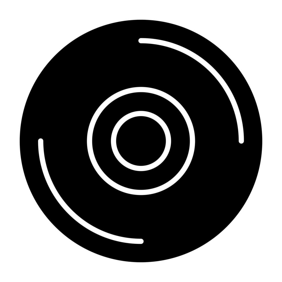 Compact disc icon, editable vector