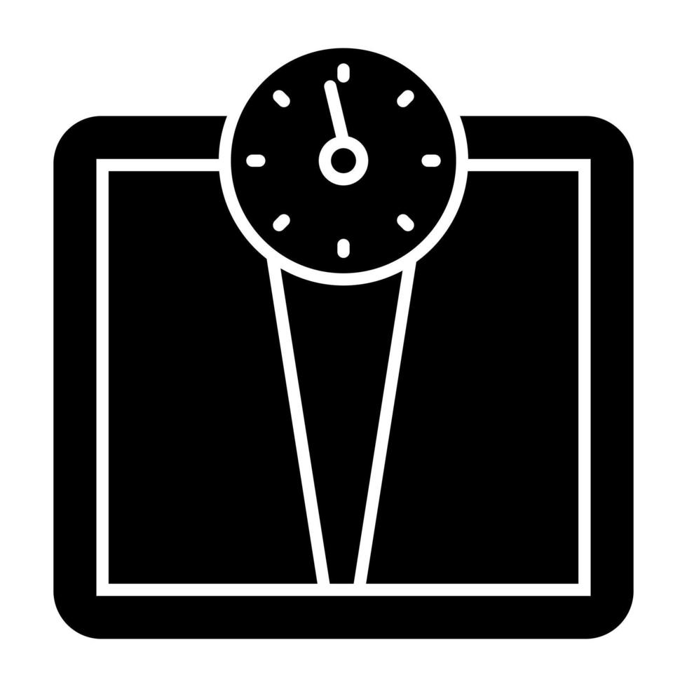 An icon design of weight scale vector