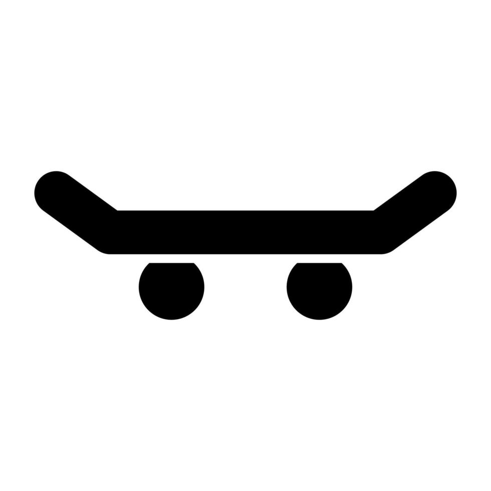 un diseño de icono de patineta vector