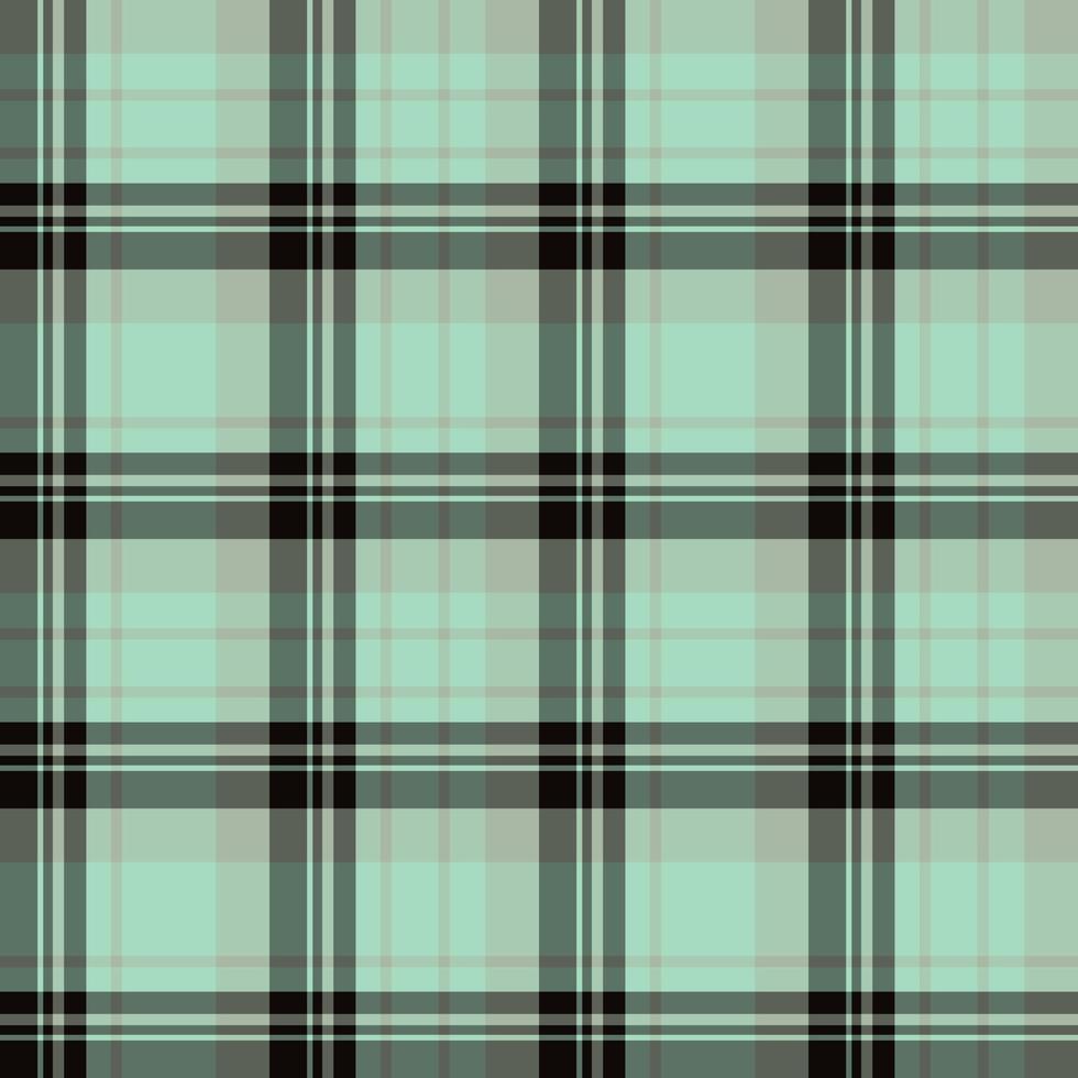 Seamless pattern in beautiful black and light green colors for plaid, fabric, textile, clothes, tablecloth and other things. Vector image.