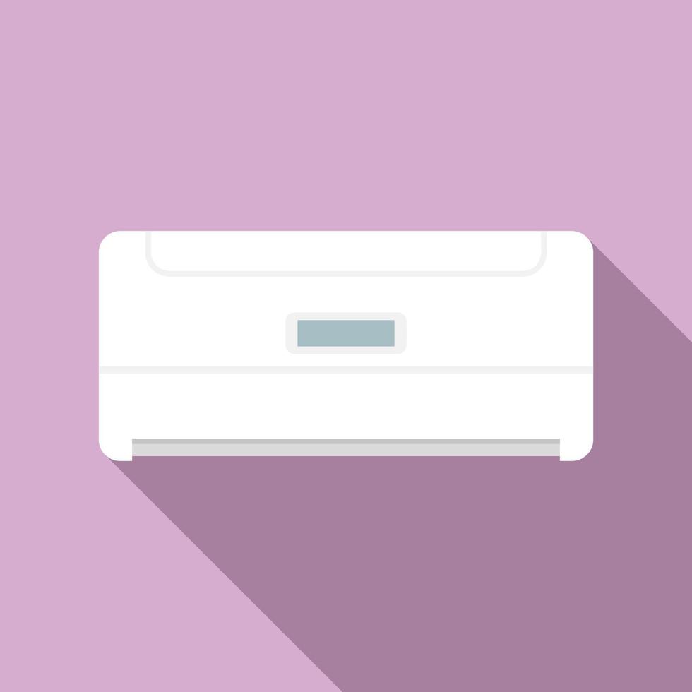 Balance air conditioner icon, flat style vector