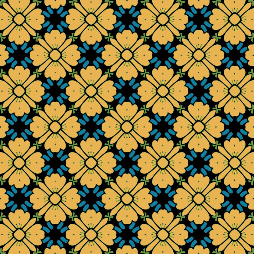 Repeating pattern, background and wall paper designs vector