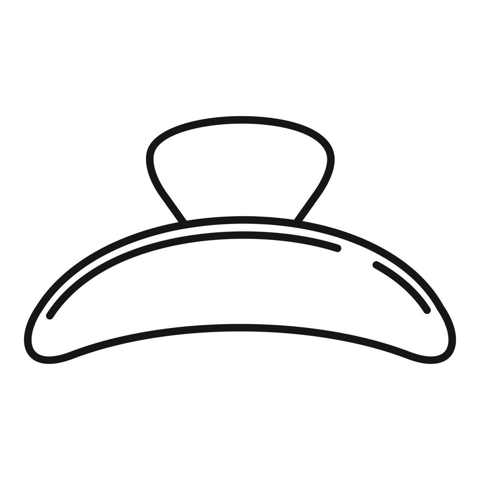 Studio barrette icon, outline style vector