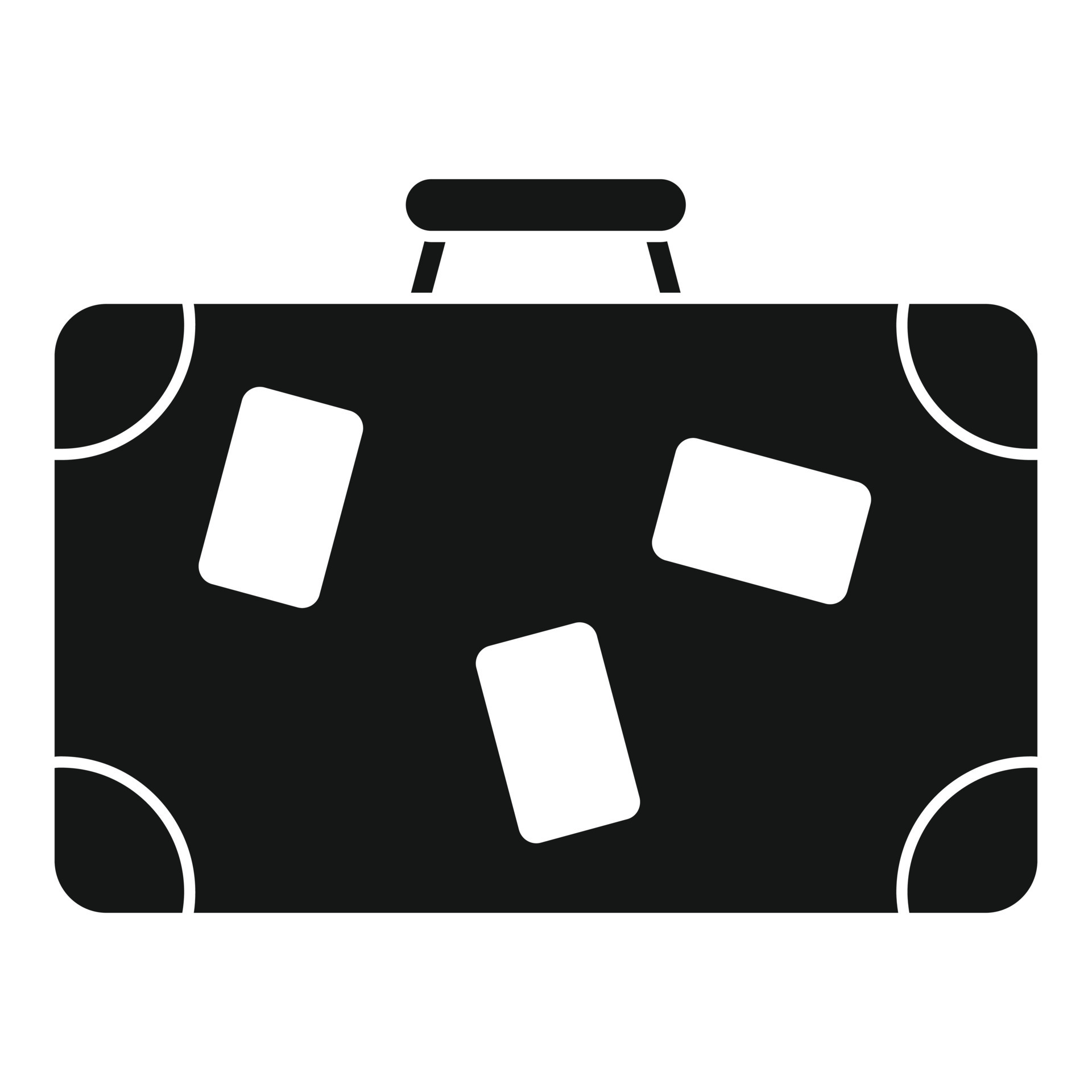 Travel suitcase icon, simple style 14520254 Vector Art at Vecteezy