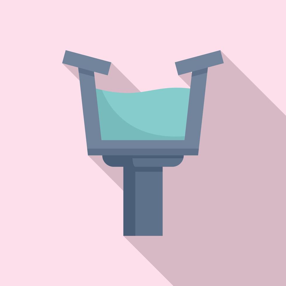 Repair gutter icon, flat style vector
