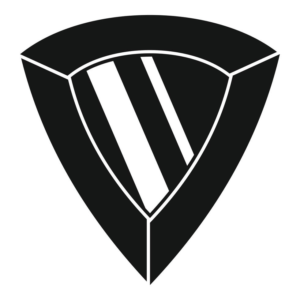 Magic jewel icon, simple style vector