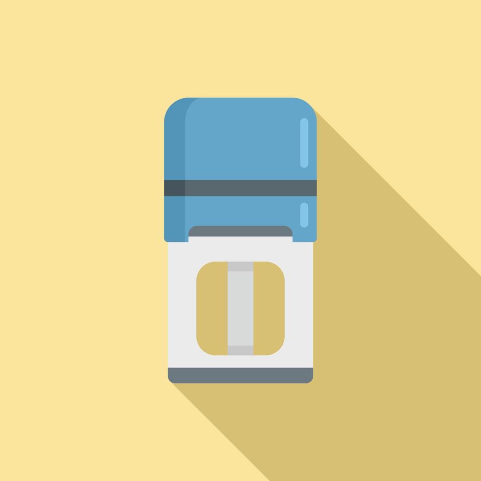 Notary stamp icon, flat style vector