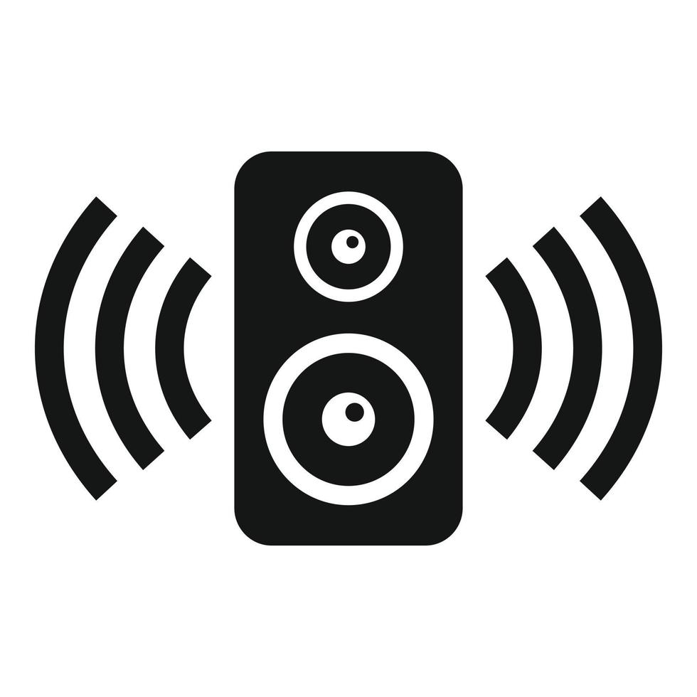 Speaker icon, simple style vector