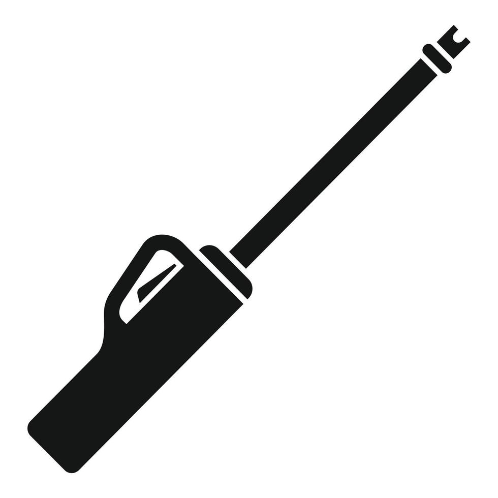 icono de herramienta de cocina de gasolina, estilo simple vector