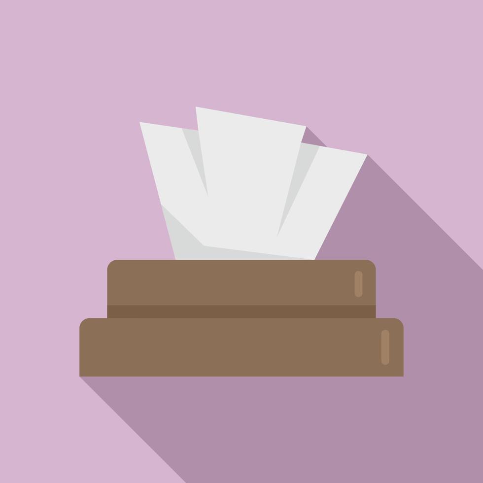 Tattoo wipes icon, flat style vector