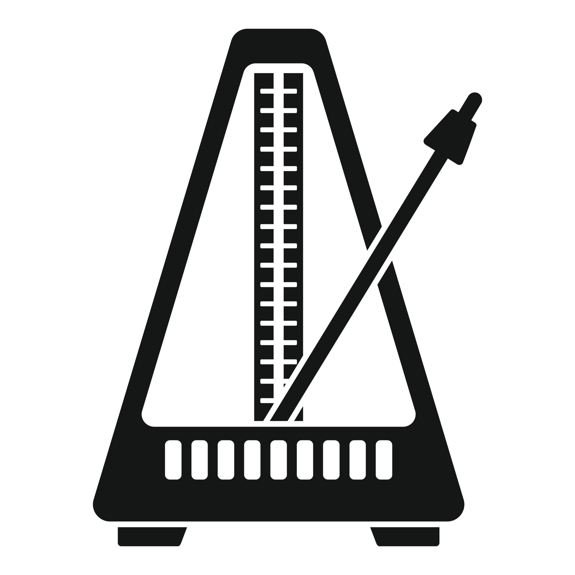 Metronome icon, simple style 14522225 Vector Art at Vecteezy