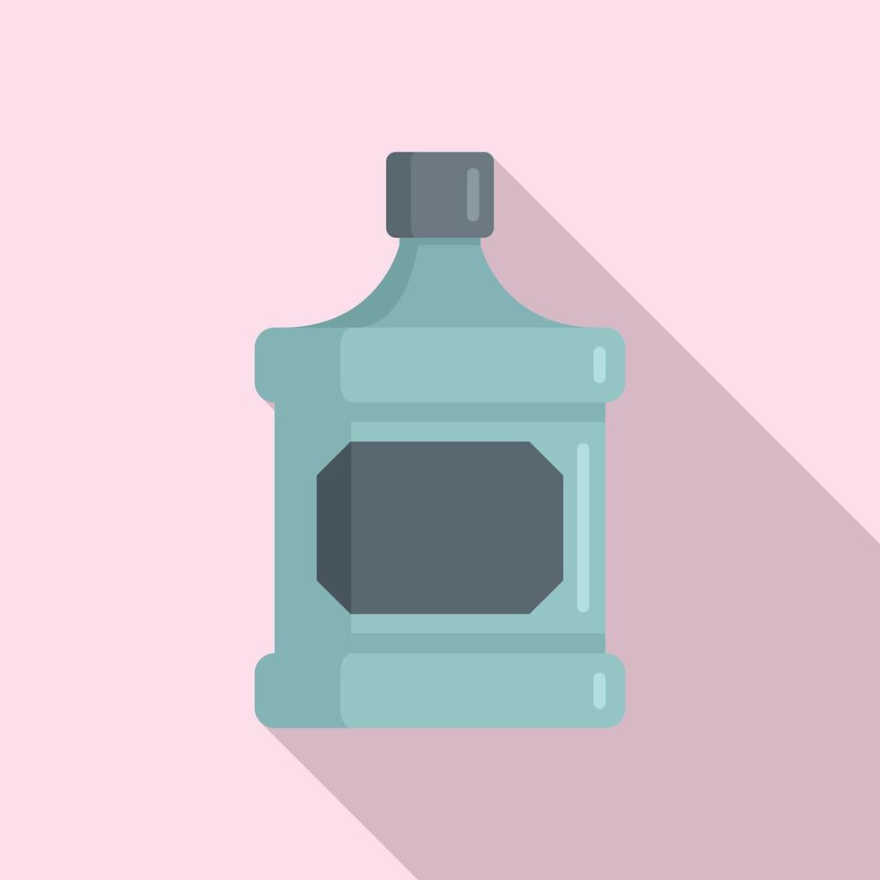 icono de botella de bebida, estilo plano vector