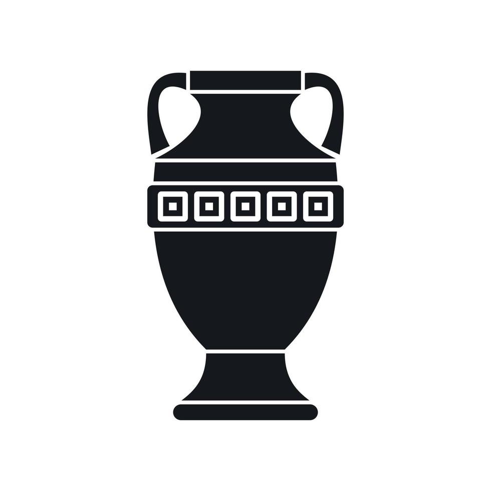 Ancient jug icon, simple style vector