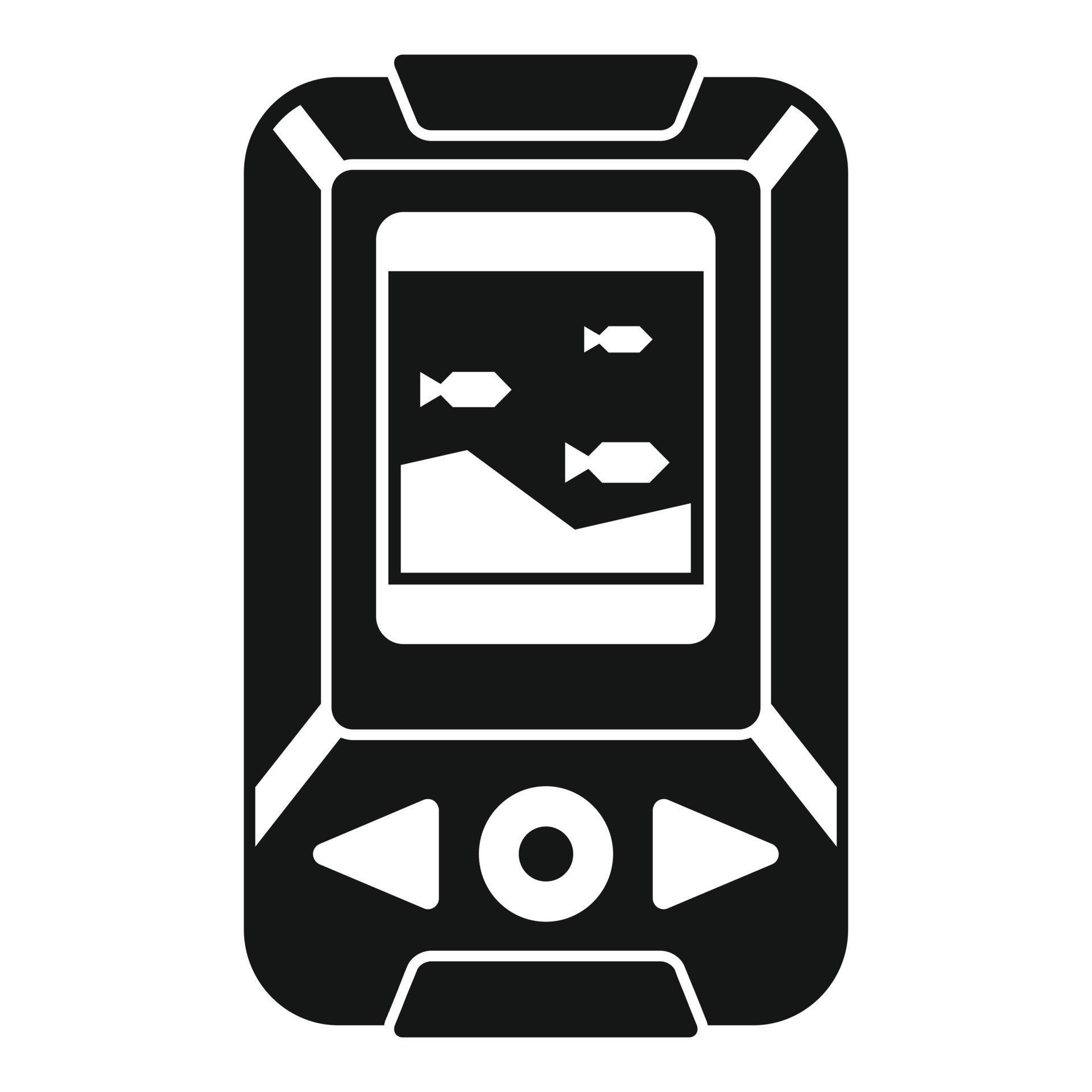 Echo sounder boat icon, simple style 14522478 Vector Art at Vecteezy