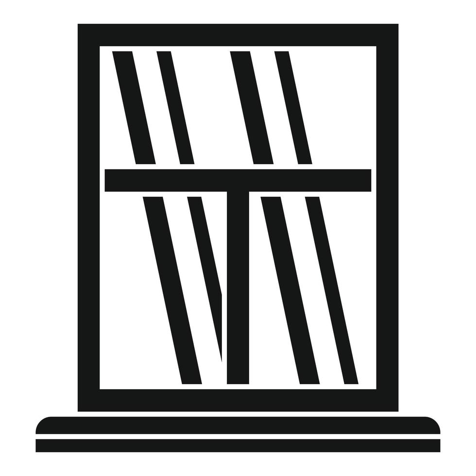 Shiny new window icon, simple style vector
