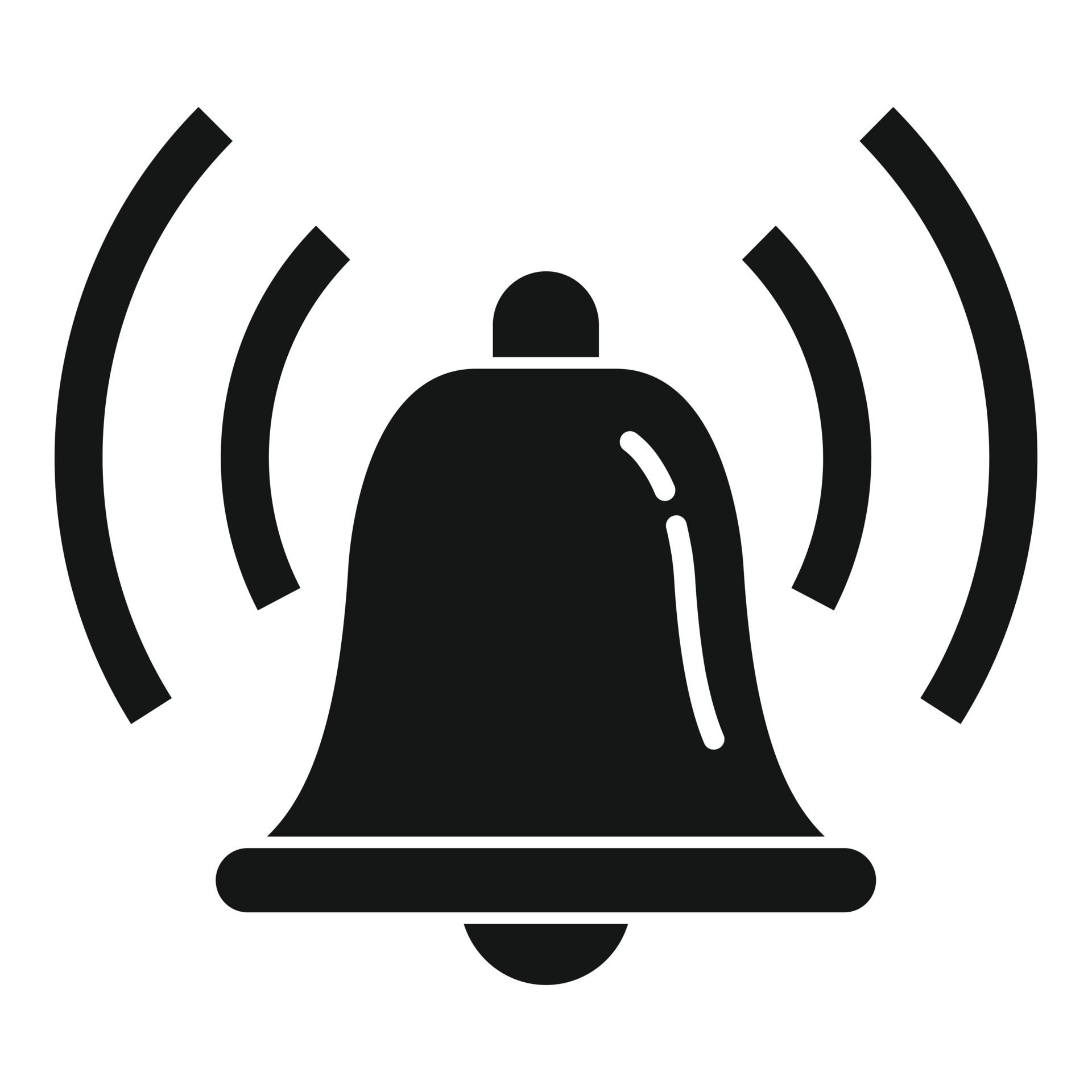 Bell security icon, simple style 14522657 Vector Art at Vecteezy