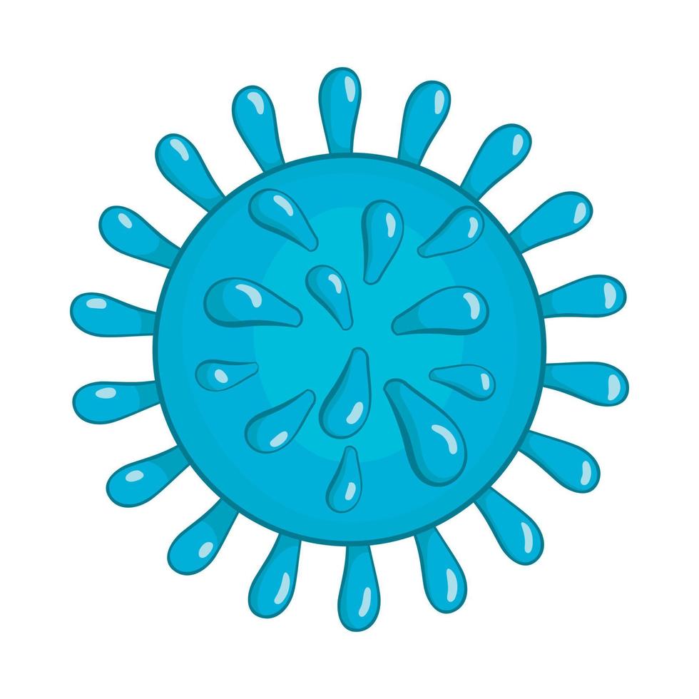 Zika virus icon, cartoon style vector