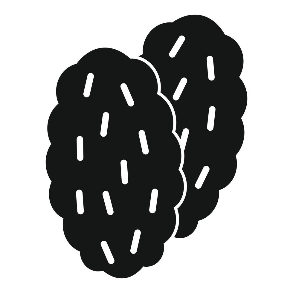 Thymus icon, simple style vector