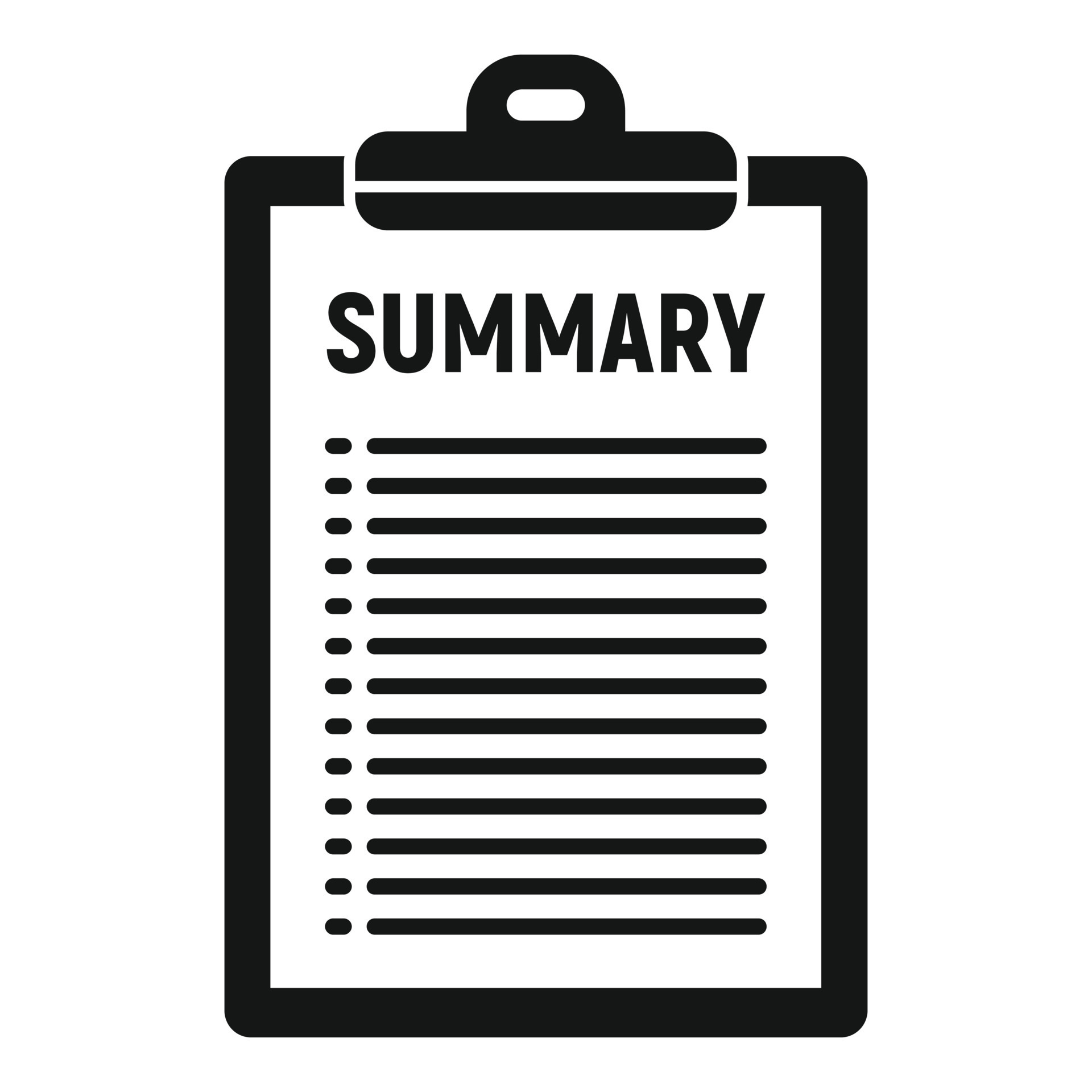 Company summary icon, simple style 14523058 Vector Art at Vecteezy
