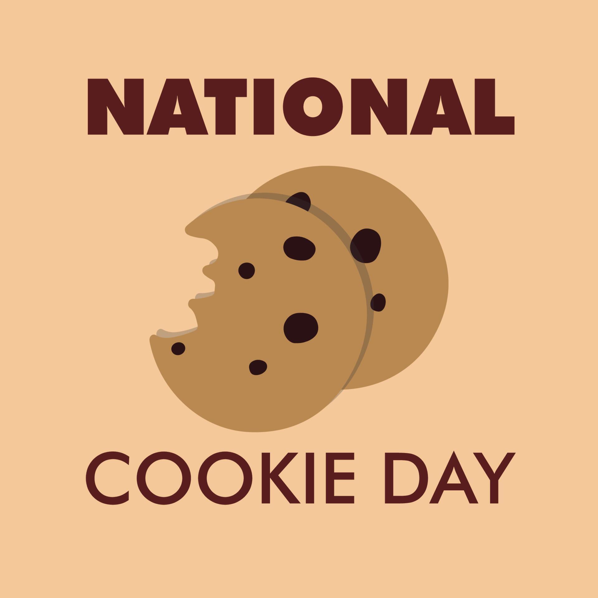 National Cookie Day Design Element 14523110 Vector Art at Vecteezy