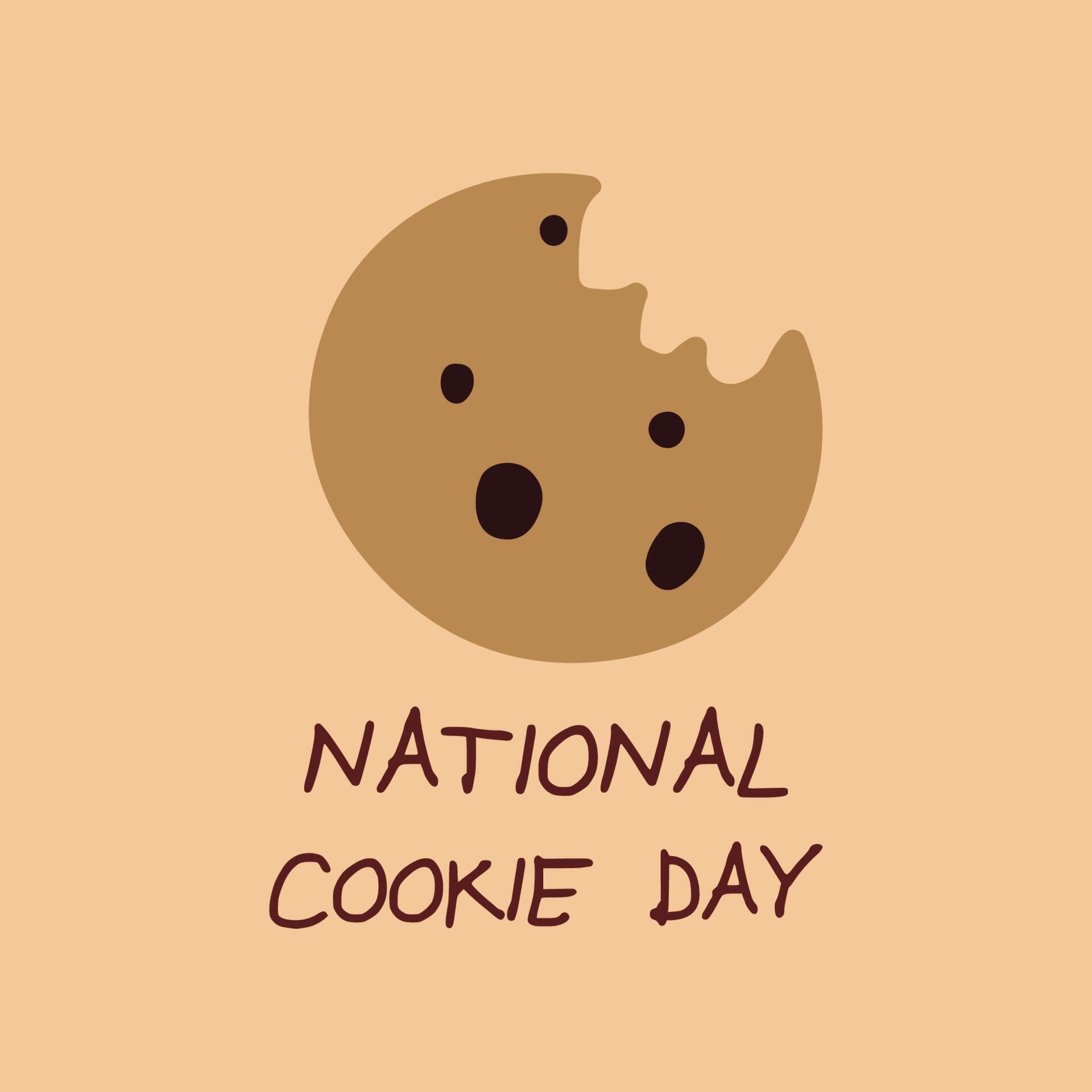 National Cookie Day Design Element 14523125 Vector Art at Vecteezy