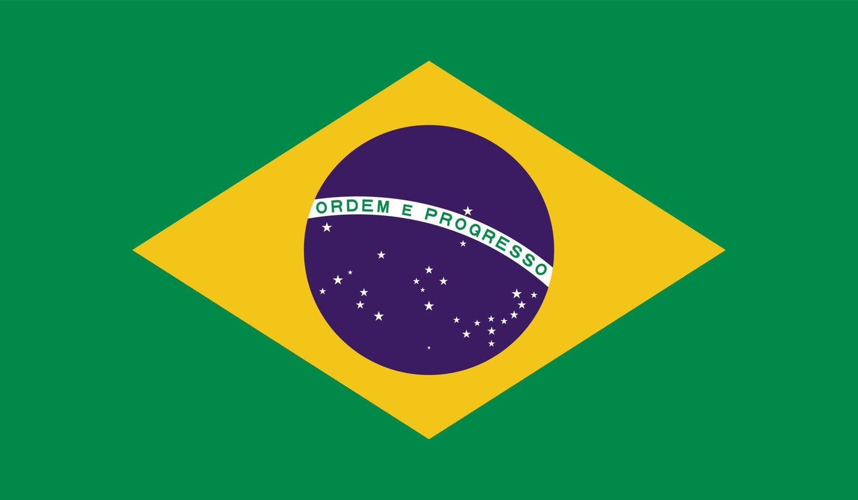 Brazil flag image vector