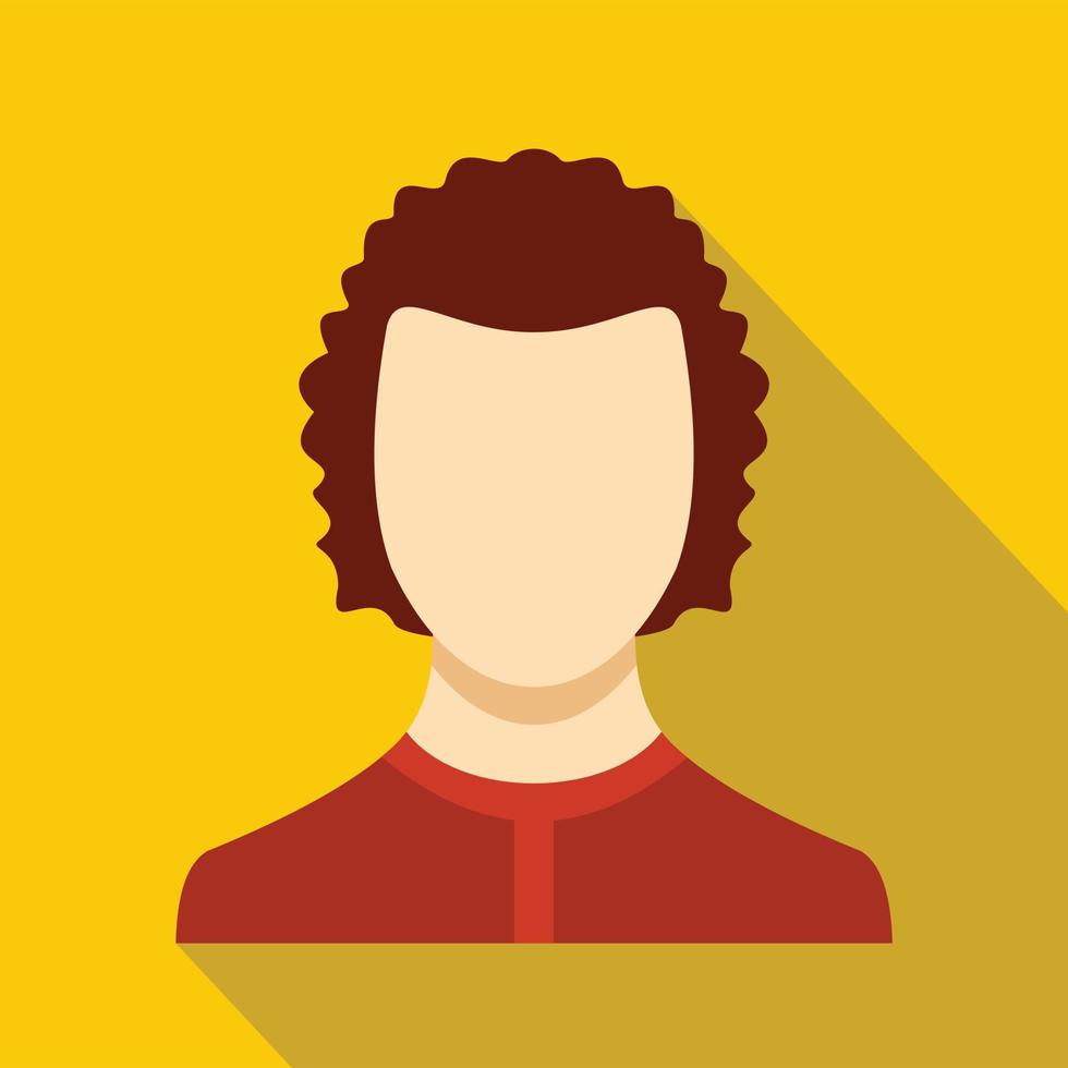 Man avatar icon vector flat