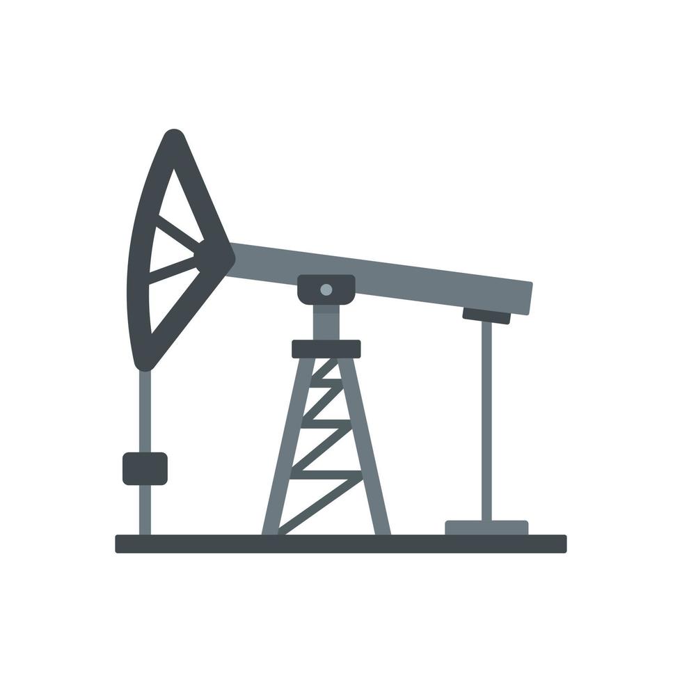 extraer el icono de la gasolinera, estilo plano vector