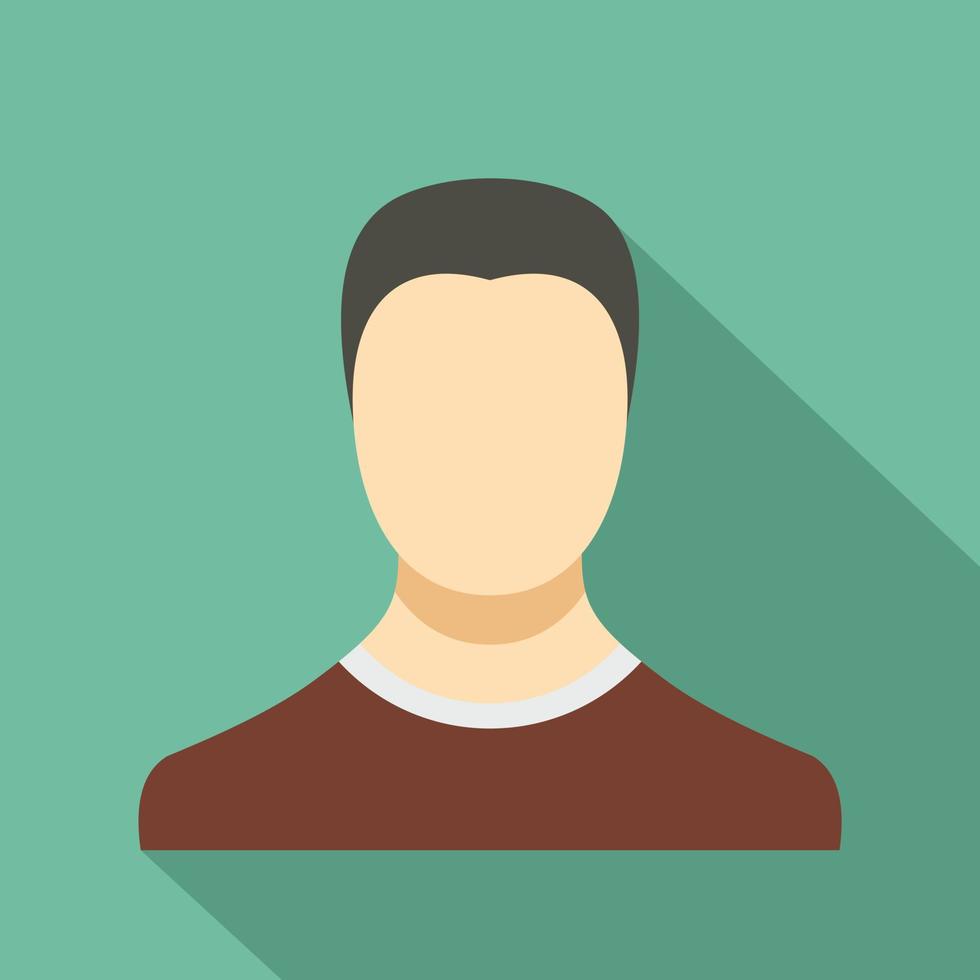 Man avatar icon vector flat