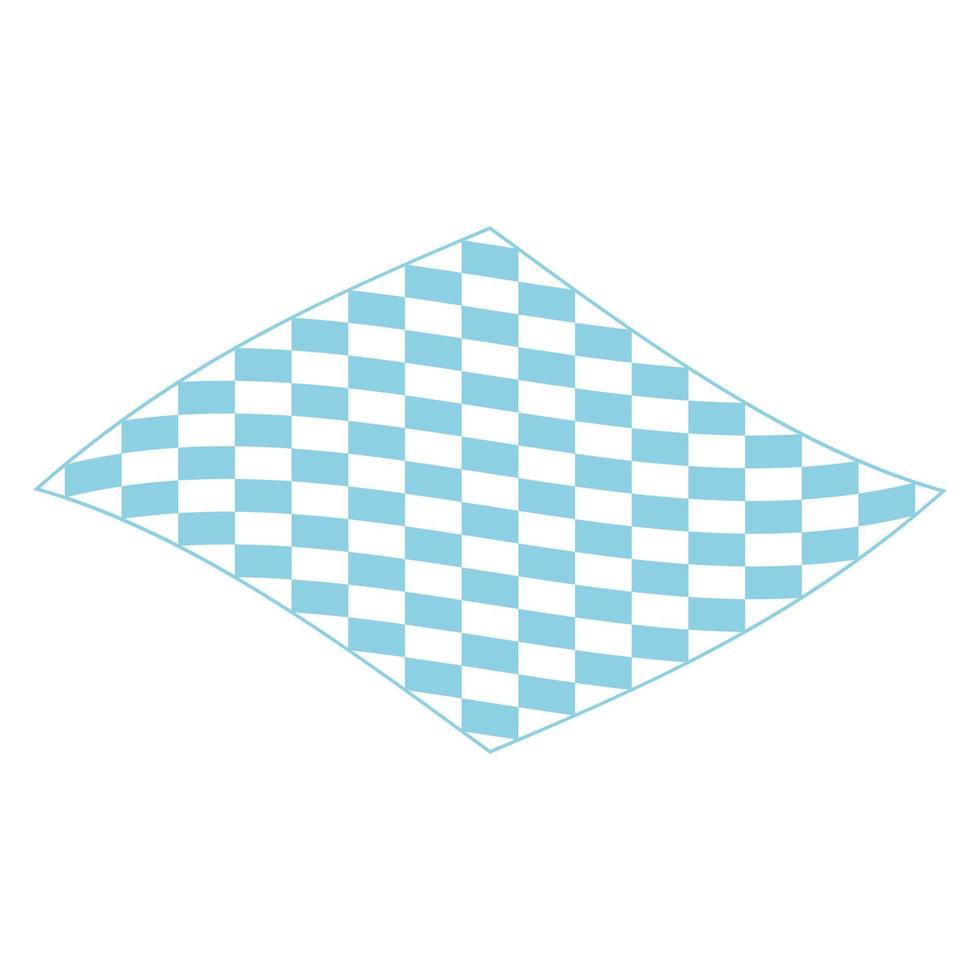 Picnic blanket for outdoor icon, isometric style vector