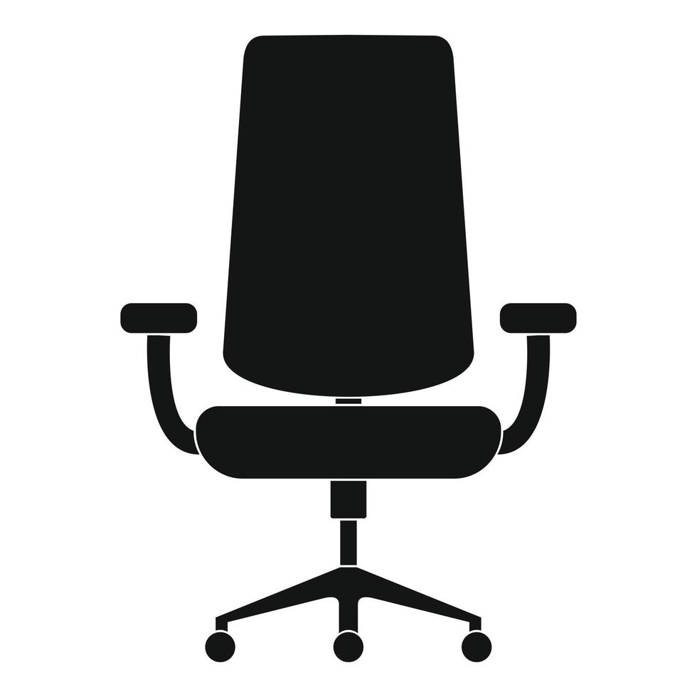 New armchair icon, simple style. vector