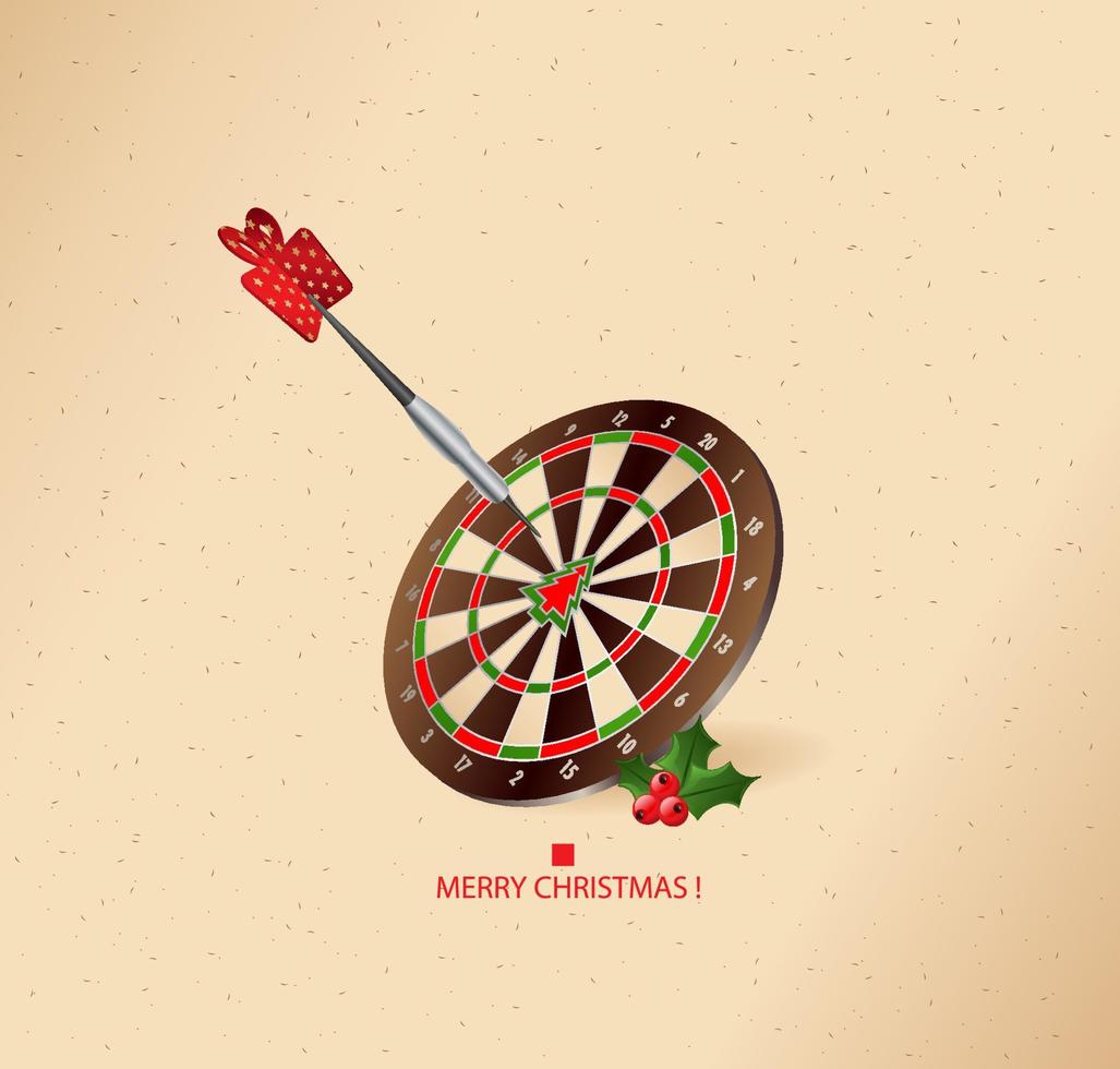 Christmas greeting card vector