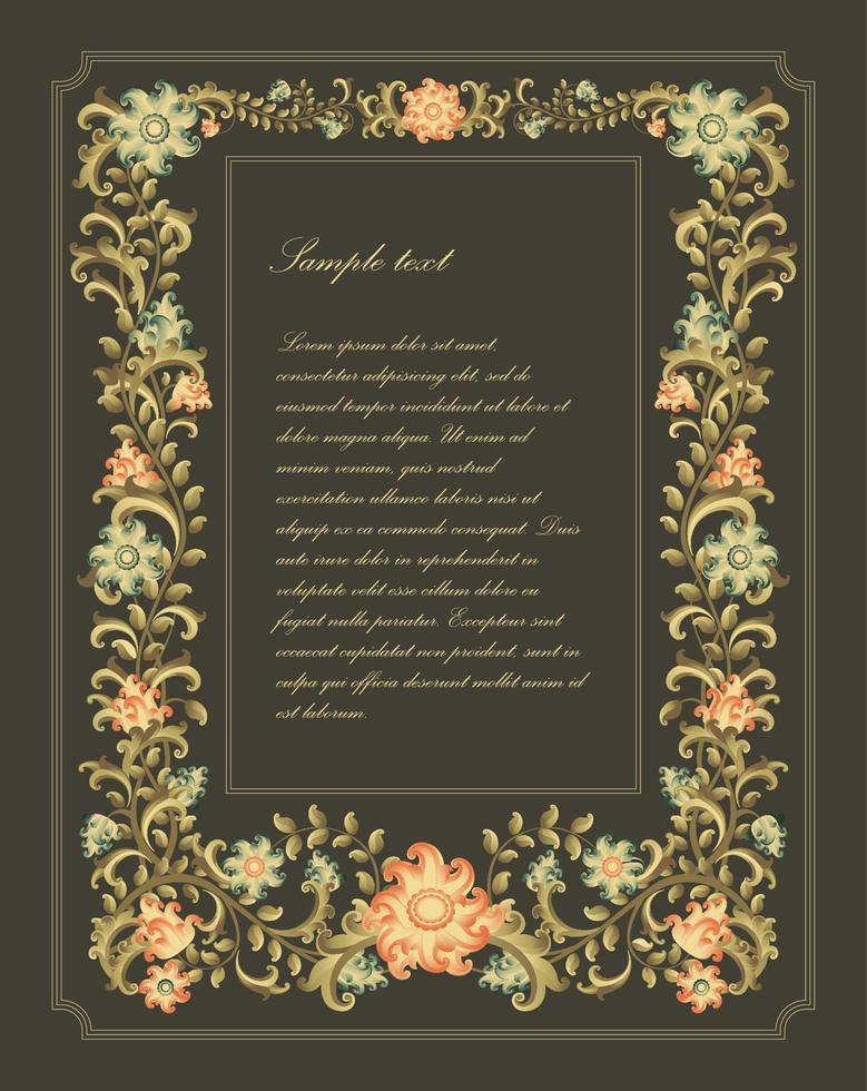 Floral background - vector