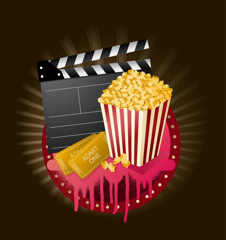 Movie items - vector