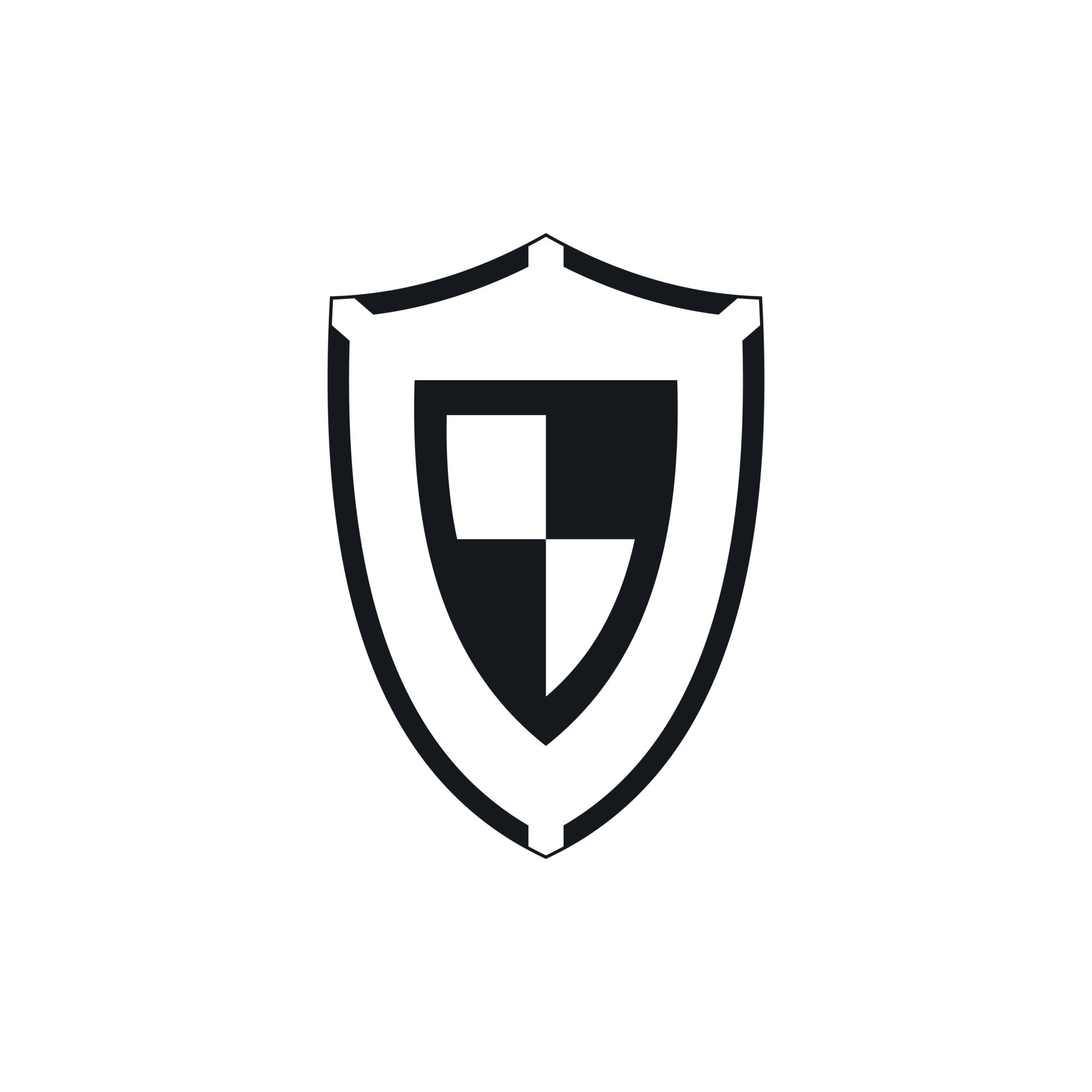 Shield icon, simple style 14524382 Vector Art at Vecteezy