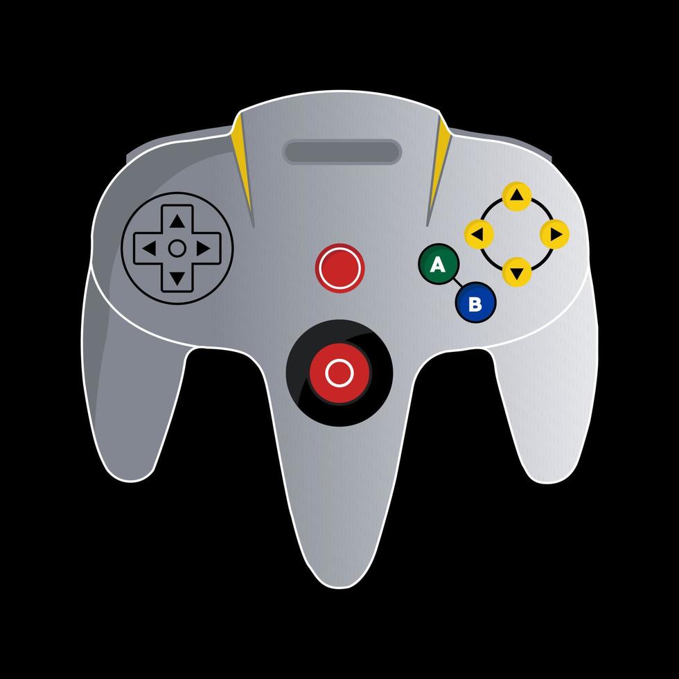 diseño de vector de controlador de juego de interruptor de nintendo