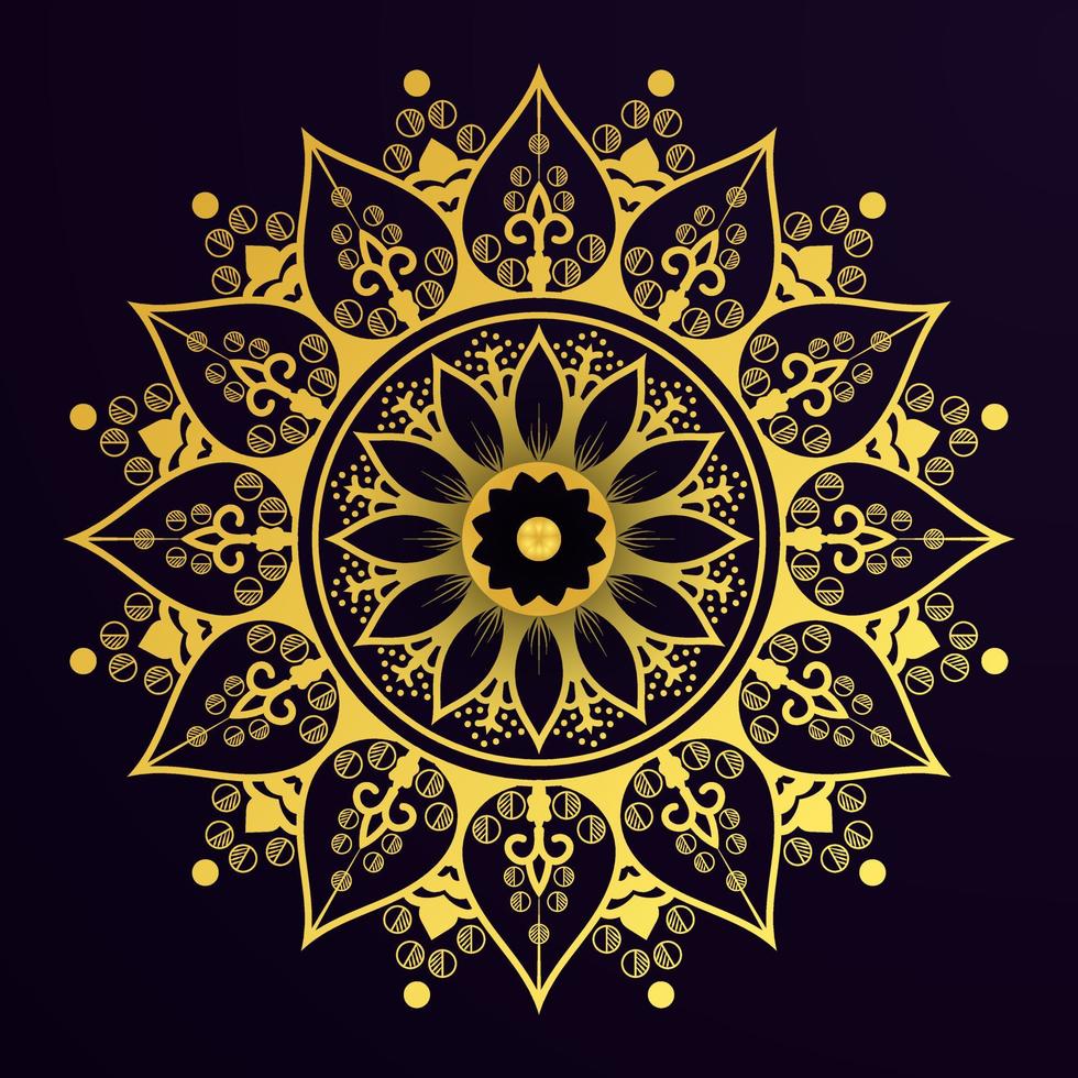 luxury ornamental mandala design, mandala relaxing design vector
