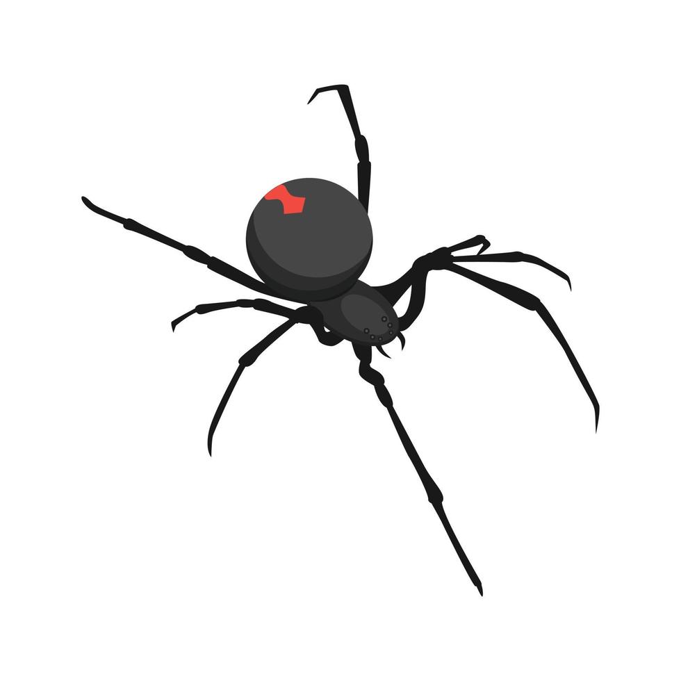 icono de araña, estilo isométrico vector