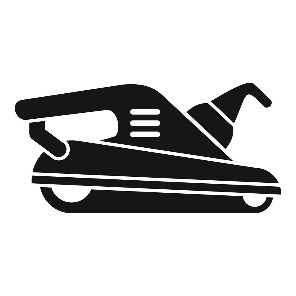 Polish machine icon, simple style vector