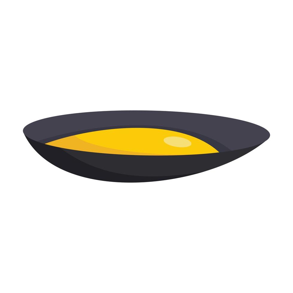 Food mussels icon, flat style vector