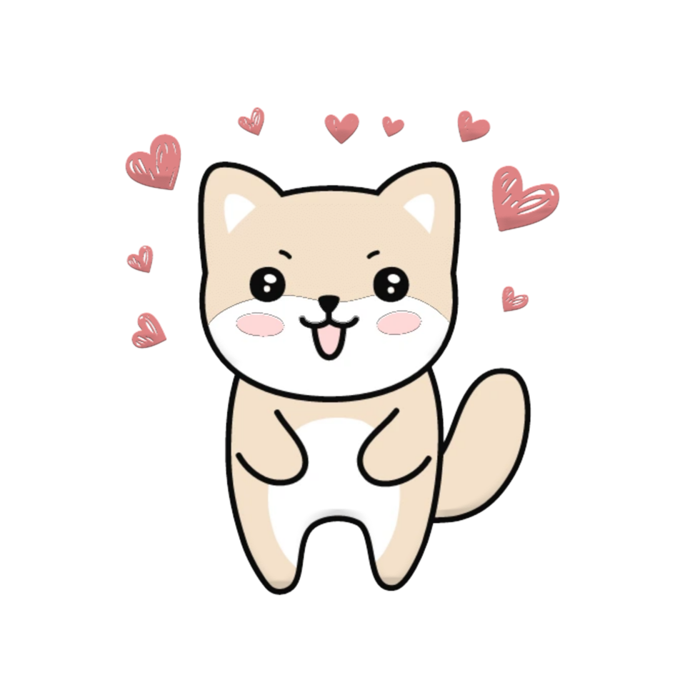 Cute cat illustration png