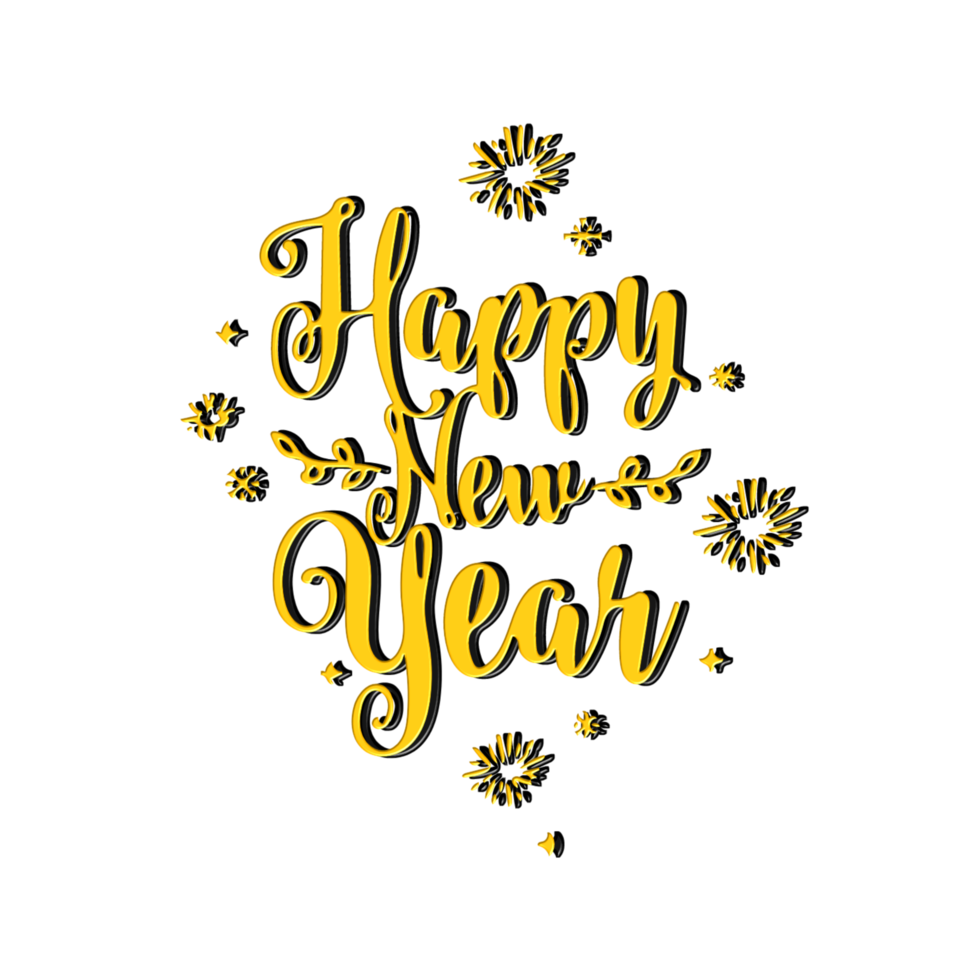 Feliz año nuevo 14524949 PNG