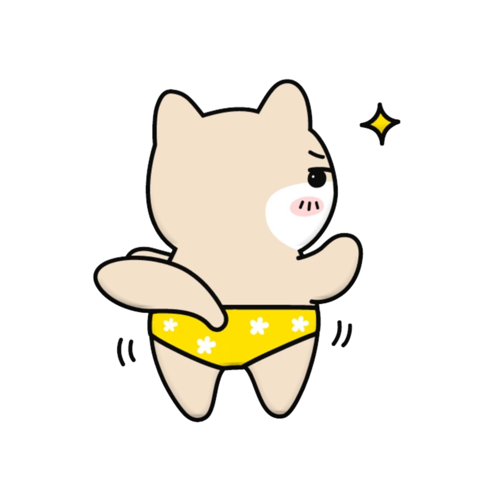 Cute cat illustration png